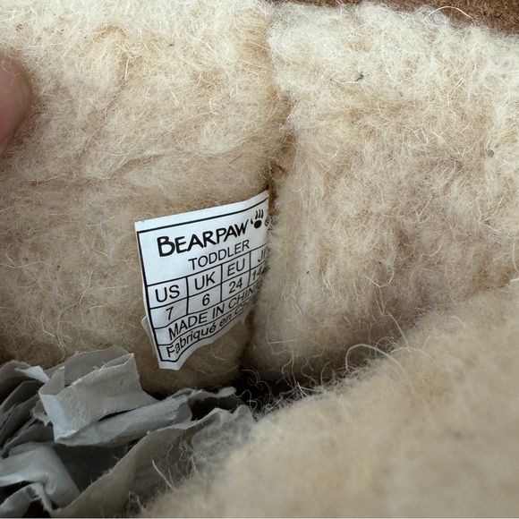 BEARPAW Elle Toddler in color Hickory - Size 7 - Picture 7 of 9